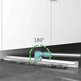 RodoMax - Rodo Mágico com Lâmina de Silicone Dupla Função - Roda e Varre