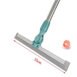 RodoMax - Rodo Mágico com Lâmina de Silicone Dupla Função - Roda e Varre